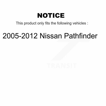 Tmc Rear Shock Absorber For 2005-2012 Nissan Pathfinder 78-37274